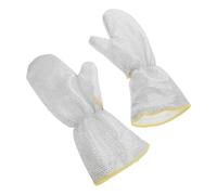 TOYANDONA 2pcs Wire Kitchen Gloves Non-scratch Reusable Protective Dishwashing Gloves with Enhanced Nonslip Grip for Household Cleaning and Industrial Use