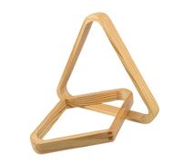 TOYANDONA 2pcs Wooden Billiards Triangle Rack Frames for Precise Ball Positioning Portable Snooker Supplies Easy Assembly Pool Table Accessories for Competitive Play
