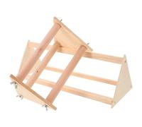 TOYANDONA 2pcs Wooden Chicken Brooder Perch Stand for Chicks Lightweight Multifunctional Roosting Bar for Coop Enrichment and Training Essential Poultry Habitat Supply