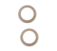TOYANDONA 2pcs Wooden Guitar Rosette Soundhole Rosette Guitar Accessories for Acoustic Sticker