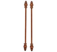 TOYANDONA 2pcs Wooden Hanging Poles Poster Display Bars for Patchwork Decoration Embroidery Accessories Practical Painting Hanger Scroll Frame Suitable for Wall Art and Home Décor