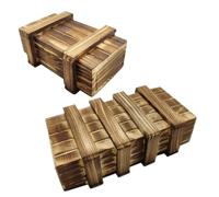 TOYANDONA 2Pcs Wooden Puzzle Box with Secret Compartments for Money Gift and Jewelry Holder Educational Brain Teaser with Multiple Opening Challenges Suitable for Teens Craftsmanship with