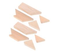TOYANDONA 2pcs Wooden T-shape Puzzle for Cognitive Learning and Math Skills Interactive Brain Teaser for Fun Educational Jigsaw Puzzle Enhancing Shape and Spatial Awareness