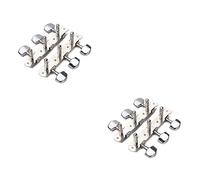 TOYANDONA 2sets Acoustic Guitar Capo Guitar Tuning Pegs String Tuning Machine Head Metal Square Button A-49 6string*2