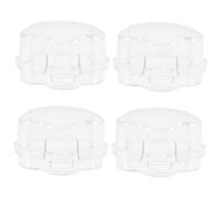 TOYANDONA 2sets Childproof Lock Gas Stove Knob Covers Oven Knob Guards for Safety 4pcs*2