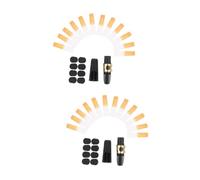 TOYANDONA 2sets Complete Alto Saxophone Kit Professional Mouthpiece and Replacement Pads