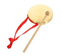 TOYANDONA 2sets Creative Hand Gong Copper Gong Percussion Instrument for Boys and Girls Events Atmosphere Enhancement for Business Openings Games Chinese Present