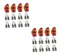 TOYANDONA 2sets Guitar Finger Metal Guitar Pick for Thumb and Finger Pick during Performance Essential Accessories
