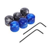 TOYANDONA 2sets Guitar Potentiometer Knobs Blue Gray Central Holes Wrench High Sensitivity Tone and Volume Control Switch