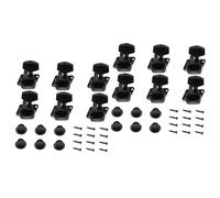 TOYANDONA 2sets Lightweight Metal Guitar Tuning Peg Machine Cover for Easy Installation and Stable Tuning Replacement for Acoustic Guitars
