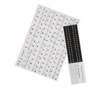 TOYANDONA 2sheets Piano Keyboard Stickers for Beginner Boys and Girls Note Labels for Electronic Organ and Keyboard Piano Learning