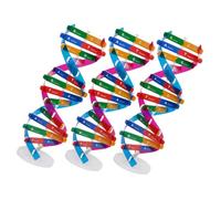 TOYANDONA 3 Pcs DIY Double Helix Dna Model Kit for Students Interactive Molecular Structure for Science Learning Classroom Genetics Teaching Aid Enhancing Understanding and Teamwork