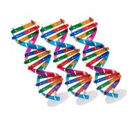 TOYANDONA 3 Pcs Dna Molecular Model Kit for Biology Education DIY Assembly Double Helix Structure Hands Science Learning Tool for Classroom Projects and Student Creativity