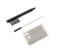 TOYANDONA 3 Pcs Multifunctional Hearing Aid Cleaning Kit with Brush and Magnet Rod for Battery Removal, Made of Sturdy Abs and Plastic, for Cleaning Hearing Aids and Batteries Random Color