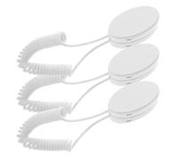 TOYANDONA 3 Pcs Remote Control Tether with Adhesive Hook, Multipurpose Retractable Cable for Remote Controls and Tablets, Easy to Use Plastic Anti-lost Rope with Simple and Unique Design