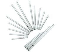 TOYANDONA 3 Sets Aluminum DIY Wind Chime Tubes Pre Drilled for Easy Hanging Tubes with Varied Lengths for Garden Porch and Craft Projects