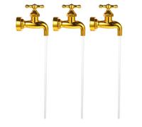 TOYANDONA 3 Sets Diy Fountain Kit: Invisible Floating Tap Fountain For Garden Decor - Diy Outdoor Water Feature Flowing Spout For Home And Yard