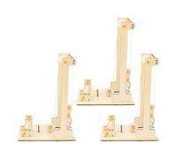 TOYANDONA 3 Sets DIY Wooden Hand-crank Crane Stem Physics Experiment Kit for Elementary Students Mechanical Engineering Educational Craft Enhances Logical Reasoning and Critical Thinking