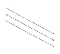 TOYANDONA 3 Sets Foosball Table Rods with Slip Caps Iron Desk Soccer Poles for Family Fun Parties Schools and Community Events