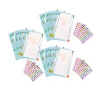 TOYANDONA 3 Sets Kindergarten Incentive Reward Chart with Classroom Star Stickers, Paper Material Behaviour Chart Reinforcing Positive Behaviour and Encouraging Responsibility