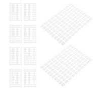 TOYANDONA 30 Sheets Press on Nail Adhesive Tape Double Sided Pre-Cut Glue Tabs for Nail Art Tips Display