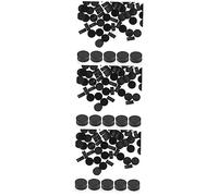 TOYANDONA 300pcs Acrylic Inlay Dots for Ukulele Guitar Fretboard Stickers Practice Aids
