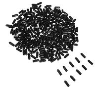 TOYANDONA 300pcs Aquarium Airline Splitter Outlet Caps Black Pvc Replacement End Covers for Air Pump Tubing and Aquarium Pipelines with Noise Reduction for Home and Marine Tank