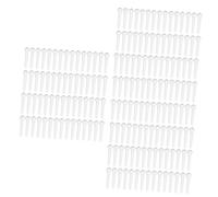 TOYANDONA 300pcs Durable Acoustic Guitar Bridge Pins White String Pegs for Standard Guitars Easy to Use Replacement Parts for Folk and Ukulele Accessories