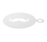 TOYANDONA 304 Stainless Steel Coffee Stencil Mold Beard Pattern Latte Art Template DIY Coffee Decoration Stencils for Home and Cafe Use