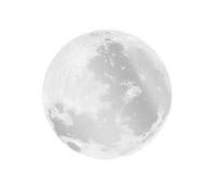 TOYANDONA 30cm Diameter Luminous Moon Window Stickers Glow in The Dark Wall Decals Easy to Apply and Take Off PVC Material Creative Design for Cafe and Room Decoration