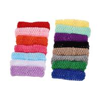 TOYANDONA 30pcs Crochet Headbands Soft Lightweight Knitted Hair Bands with Retro Bohemian Design Elastic Wide Knit Head Wraps for Women Breathable Comfortable Fit for Outdoor Sports and