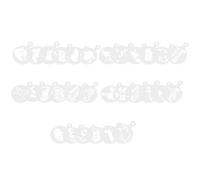 TOYANDONA 30pcs Easter Themed Coffee Stencils Cappuccino Art Templates Milk Spray Template 30pcs Pet Material Smooth Surface Safe Chic Design for Easter Party