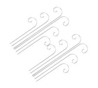 TOYANDONA 30pcs Garden Shepherds Hooks Versatile Metal Plant Hangers for Lanterns Bird Feeders Garden Signs Quick Setup Sturdy Design for Outdoor Decor