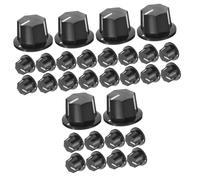 TOYANDONA 30pcs Hand Volume Tone Control Knob Replacement Bass Guitar Knobs Potentiometer Caps