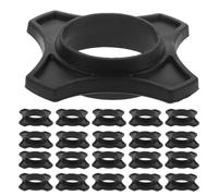 TOYANDONA 30pcs Microphone Protective Cover Rubber Slip and Fall Protection Rings for Broadcasts Live Shows and Recording Studio