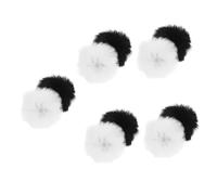 TOYANDONA 30pcs Microphone Windscreen Muff Furry Cover for Outdoor Recording Mic Wind Cover Wind Shield Fur Pop Filter Microphone Accessory
