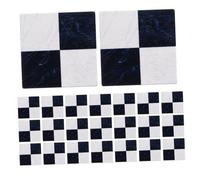 TOYANDONA 30pcs Miniature Dollhouse Wood Flooring Self Adhesive Peel and Stick Tiles with Realistic Wood Grain for Creative Dollhouse Decoration and Easy Cleaning