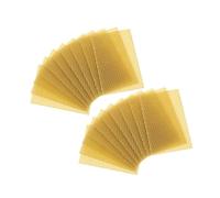 TOYANDONA 30pcs Natural Beeswax Sheets for Beekeeping and Candle Making Fit Honeycomb Foundation Wax for Bee Hive Frames and Stable Structure for Use