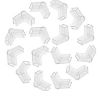 TOYANDONA 30pcs Plastic Aquarium Corner Protectors for 5mm Glass Tank Edges, Rimless Fish Tank Corner Guards with Safety Edge Trim for Aquarium and Furniture Protection