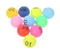 TOYANDONA 30pcs Plastic Lottery Balls Reusable Party Game Balls for Home Events Meetings Birthdays and Weddings
