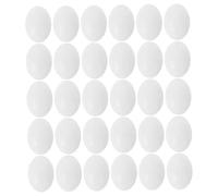TOYANDONA 30Pcs Plastic Pigeon Eggs Realistic Simulation Eggs for Bird and Decoration Safe for Pigeons for Managing Hatching Rates and Preventing Laying