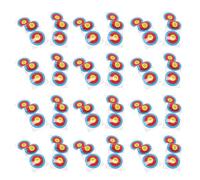 TOYANDONA 30pcs Portable Vertical Archery Target Paper for Traditional Archery and Recurve Bows, Coated Paper Material with Minimizing Arrow Bounceback, for Outdoor Lawns and Indoor Practice