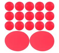 TOYANDONA 30pcs Red Adhesive Light Film for Recessed Lighting and Pendant Lights Pet Material and Adjustable Warmth for Bedrooms and Living Rooms