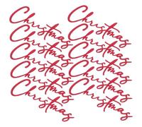 TOYANDONA 30pcs Red Merry Christmas Cake Toppers Paper Side Decorations for Holiday Cupcakes Festive Baking Decor for Christmas Birthday Parties and Seasonal Cake Styling