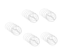 TOYANDONA 30pcs Silver Plated Copper Guitar Strings Classical Acoustic Replacement Strings for Wood Guitar and Easy to Install