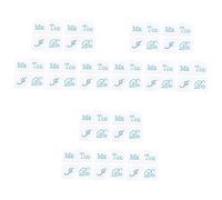 TOYANDONA 30pcs Sole Decoration Stickers Letter Diamond Posts Self-stick for Heels Fashion Accessories for Women for Parties and Events