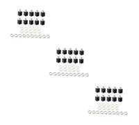 TOYANDONA 30pcs Threaded Cylinder Endpin Jack Guitar Mono Jack Pickup Output Input Socket for Bass Guitar Use