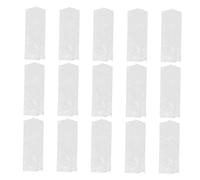 TOYANDONA 30pcs Transparent Clothes Dust Bags for Dress and Coat Storage Clear Garment Covers with Open Bottom and Shoulder Shape Lightweight Protective Closet Organizers for Home and Dry