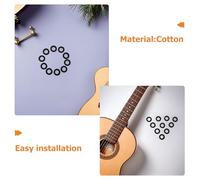 TOYANDONA 30pcs Trumpet Felt Washers - Small Valve Cushion Pad Instrument Repair Accessory For Trumpet Cornet Tuba Saxophone Thumb Rest