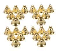 TOYANDONA 30pcs Vintage Style Metal Small Bells for Crafts Rustic DIY Wedding and Christmas Decorations Melodious Bells for Wind Chimes Keychain Pendants Door Ornaments Bulk Charm